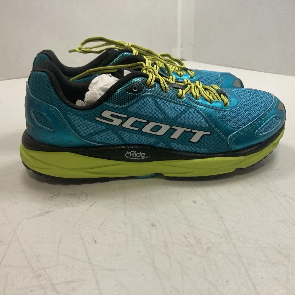 New Scott‎ AF+ Trainer Running Shoes Trainers Teal Yellow Women's Size 7.5